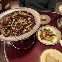 Beetroot carpaccio  at Maslow - Temple in Paris