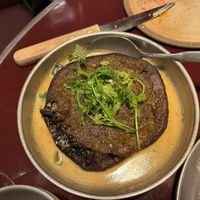 Portobello steak-like  at Maslow - Temple in Paris