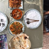 Great vegetable with kurkuma and veggie balls, fried onion was very oily at Emperor of India in Koh Chang