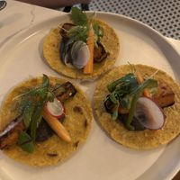 Sweet potato tacos   at Mezcla in Columbus