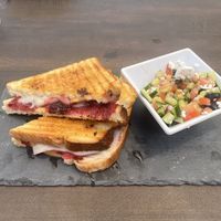 Marionberry-habanero jam and brie panini  at Let it Brie in Fullerton