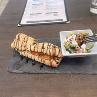 Caprese panini with rebels tomato herb fromage  at Let it Brie in Fullerton