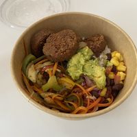 Vegan burrito bowl (takeaway)   at Brass Monkeys Cafe  in Blackwood