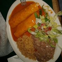 tofu enchiladas  at Medusas in Cambria
