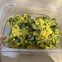 Kale chips, not cheap but really good!   at Cocobeet in Boston