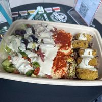 Mediterranean bowl - light lunch you can share   at Cocobeet in Boston