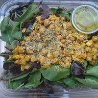 Curried chickpea salad at Cocobeet in Boston