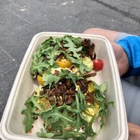 Avocado toast with mushrooms, arugula and tomato was delicious! at Cocobeet in Boston