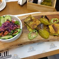 Genti Vegan Combo (includes soup) at Genti Breakfast & Restaurant in Shkoder