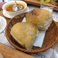Delicious bread! at Genti Breakfast & Restaurant in Shkoder