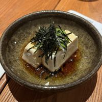 silken tofu with avocado  at Kikusan in Hong Kong Island