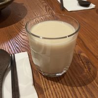 soy milkk  at Kikusan in Hong Kong Island