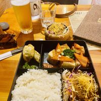 Vegetarian tofu lunch box   at Koji Japanese Restaurant in Invercargill