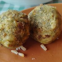 Aí que vontade desse bolinho de aipim com brócolis at Cantina Vegetariana - temporarily closed in Recife