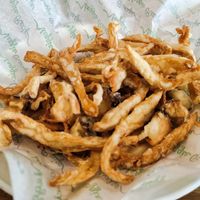 Vegan fried King oyster mushroom at Veggie Recipe - Kuala Belait in Kuala Belait