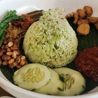 Vegan chicken nasi lemak at Veggie Recipe - Kuala Belait in Kuala Belait