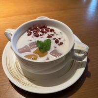 Coconut milk dessert  at QingChun Perma (慶春樸門) in Beijing