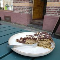 Chocolate courgette cake at Broodje in Cologne