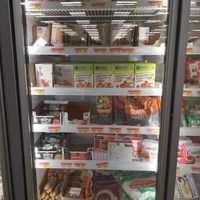 Quorn, and dutch frozen vegetarian foods at Vreugdenhil Supermarket in Willemstad