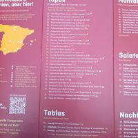 Speisekarte, bestellt wird per QR-Code at Muchos Más in Bremen