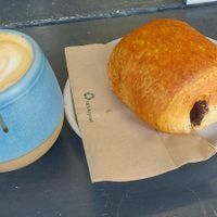 Vg pain au choc was a delicious surprise! at The Birdhouse  in Exeter