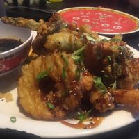 Vegetable tempura at Sticky Rice in Washington