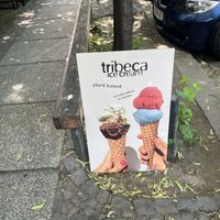 Follow the sign   at Tribeca Ice Cream in Berlin
