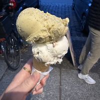 Lucuma Pistachio, White Chocolate Tonka   at Tribeca Ice Cream in Berlin