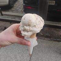 Banana and pecan at Tribeca Ice Cream in Berlin
