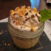 Peanut butter mousse at Leo in Annapolis