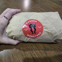 Wrap was huge! at Garden Monsters in Camas