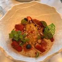 Poached pear porridge   at 7th Heaven Cafe in Kirrawee