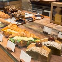 Croissant sandwich, chestnut pastry  at Preserve in Taipei