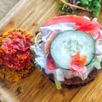 Spiced fish burger at Afterglow by ANGLOW in Central Singapore