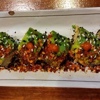 Avocado sushi (top view) at Afterglow by ANGLOW in Central Singapore