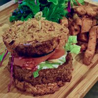 Smoked Stack Burger at Afterglow by ANGLOW in Central Singapore