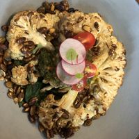 Cauliflower "steak”  at Afterglow by ANGLOW in Central Singapore
