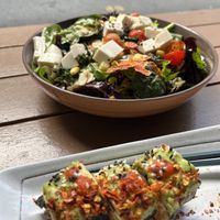 Sushi rolls and Japanese salad! Now I’m full!😄 at Afterglow by ANGLOW in Central Singapore