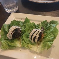 Mushroom meatballs at Afterglow by ANGLOW in Central Singapore