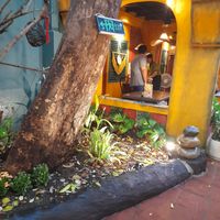 Open aired dining area at RÊU Green Kitchen in Ho Chi Minh City