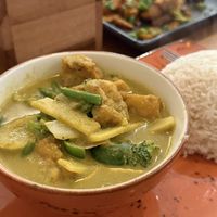 Green curry  at Camille in Skerries