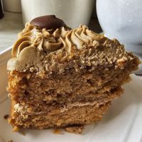 Salted caramel cake at Coffee Chameleon  in Sandown