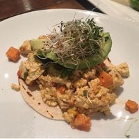 Sweet potato tofu scramble at Nosh Eatery and Tap in Saskatoon