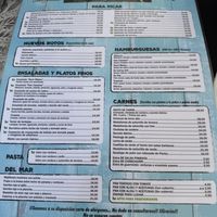 Menu  at Ses Casetes Art Cafè in Sant Mateu