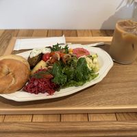 Brunch plate. Colourful, and tasty!  at Atomiyosowaka in Tokyo