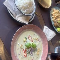 Thai green curry   at Soya Noodle Bar in Cascais