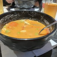 Tom yum soup with tofu.   at Buddha Original in Budapest