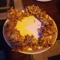 Vegetable pakora at Dewata Villas Village Restaurant in Habarana