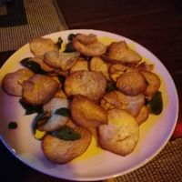 Cassava chips at Dewata Villas Village Restaurant in Habarana