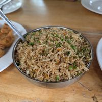 Veg fried rice (make sure to order that's under Indian, not the "set" under Nepali! at Hamu Momo  in Nairobi